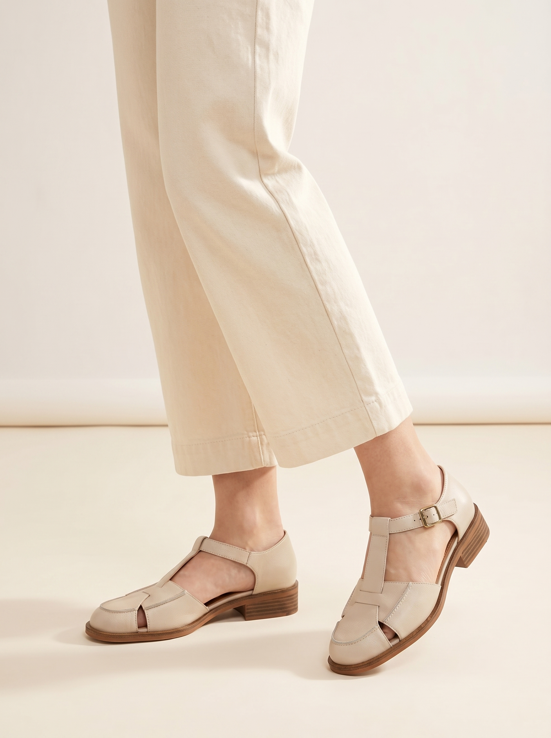 Open Toe Mary Jane Sandals close-up