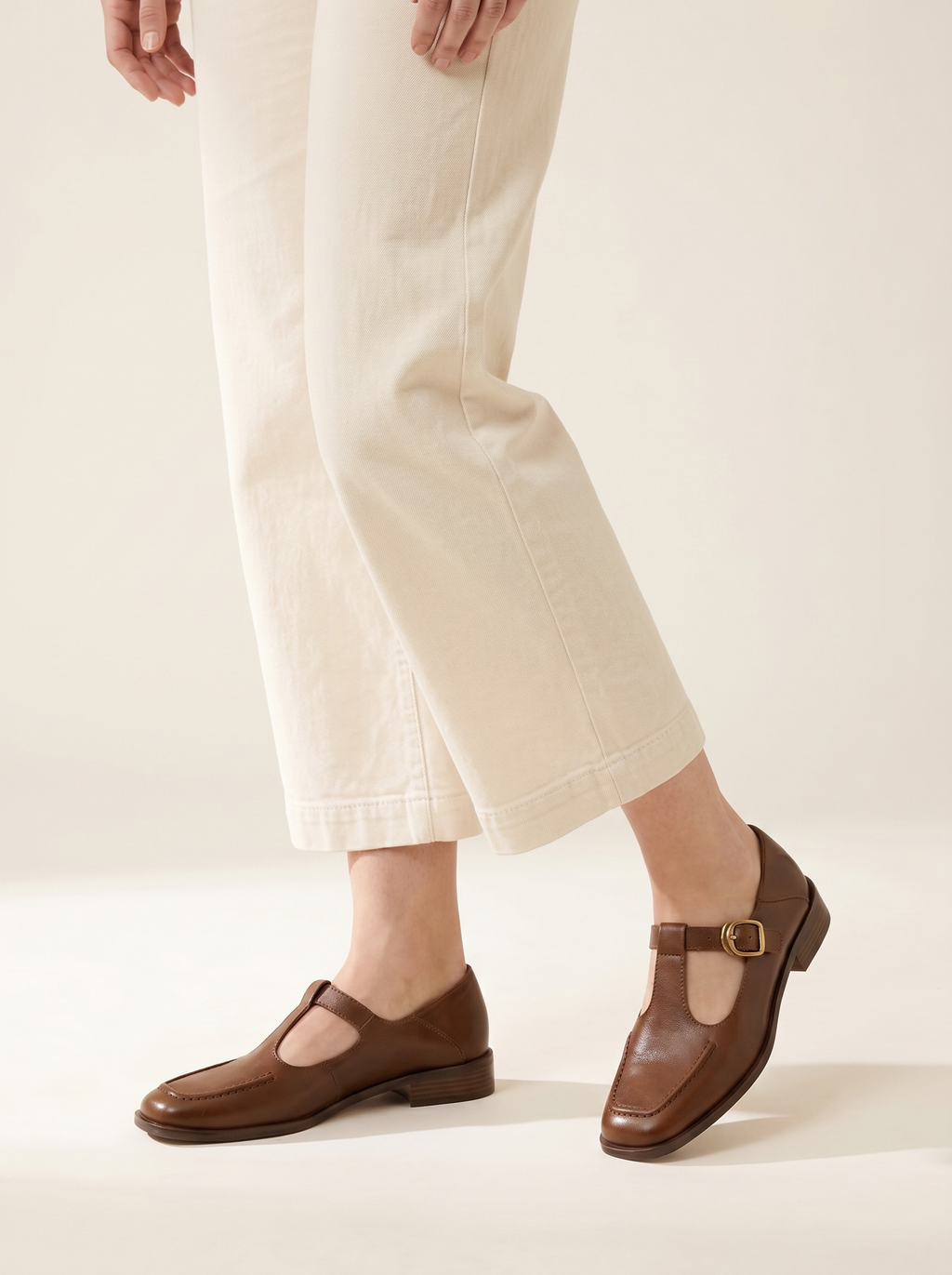 T-Strap Mary Jane Loafers close-up